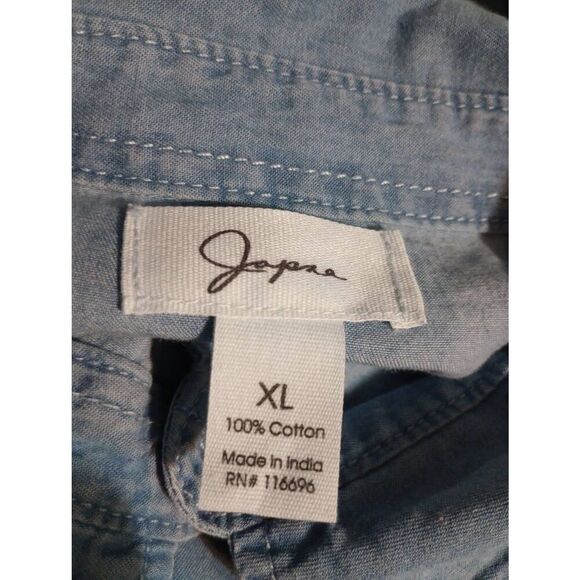 Japna Romper Ladies Extra Large Blue Chambray - Picture 4 of 7